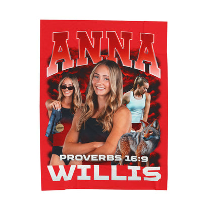 Anna Willis 60"-80" Plush Blanket