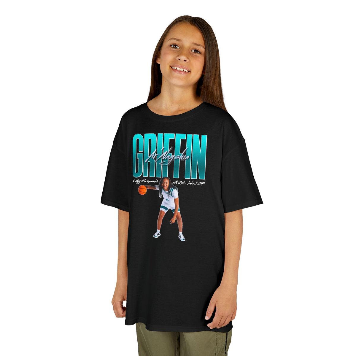 Ar'Nayshia Griffin Big Last Name Kids Tee