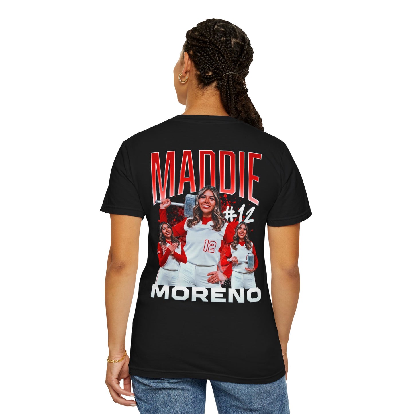 Maddie Moreno Logo Front & Back Premium Tee
