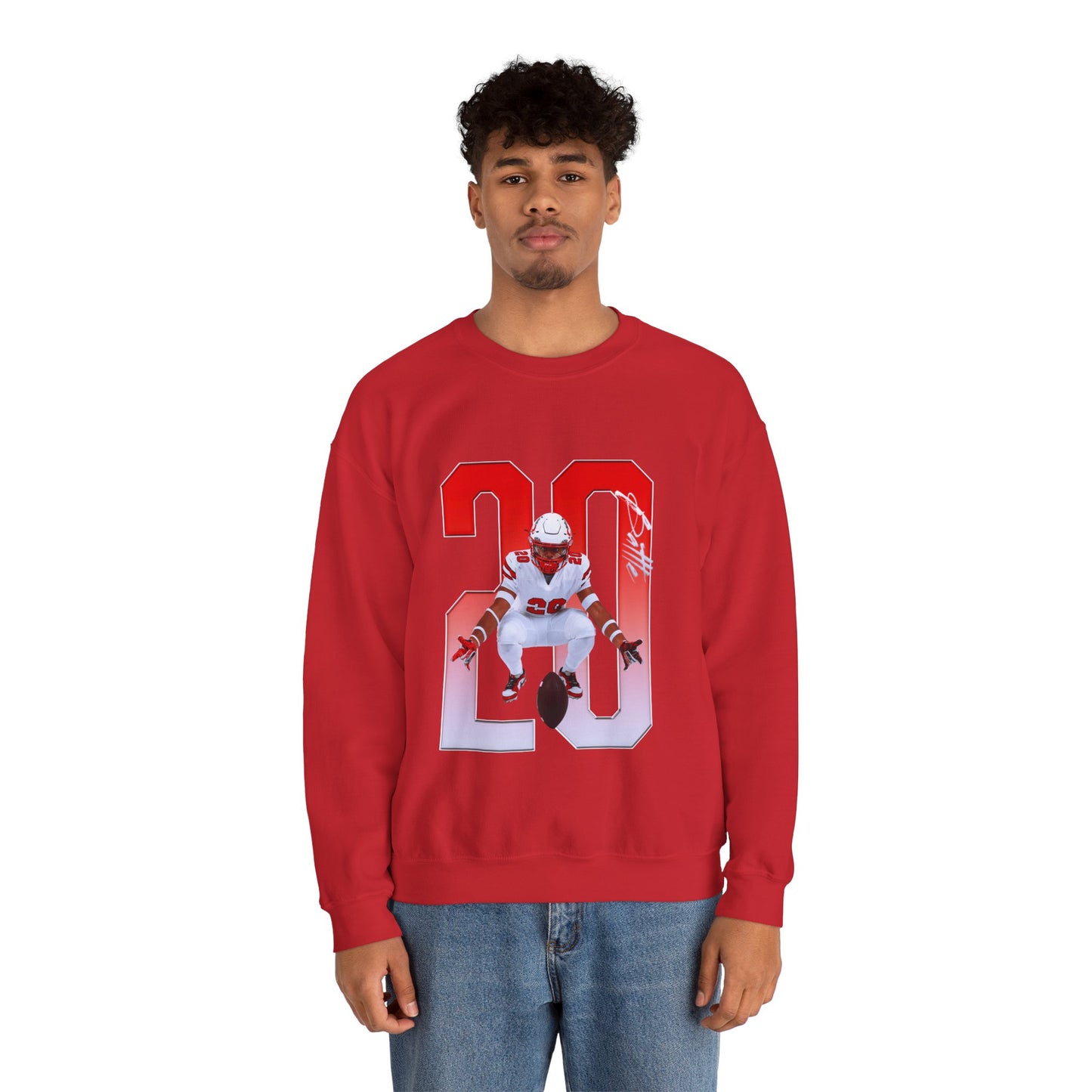 Reign Battle Player Icon Number Crewneck Sweatshirt