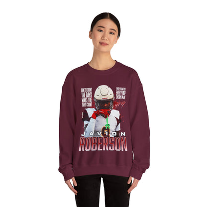 Javion Roberson Featured Quote Crewneck Sweatshirt
