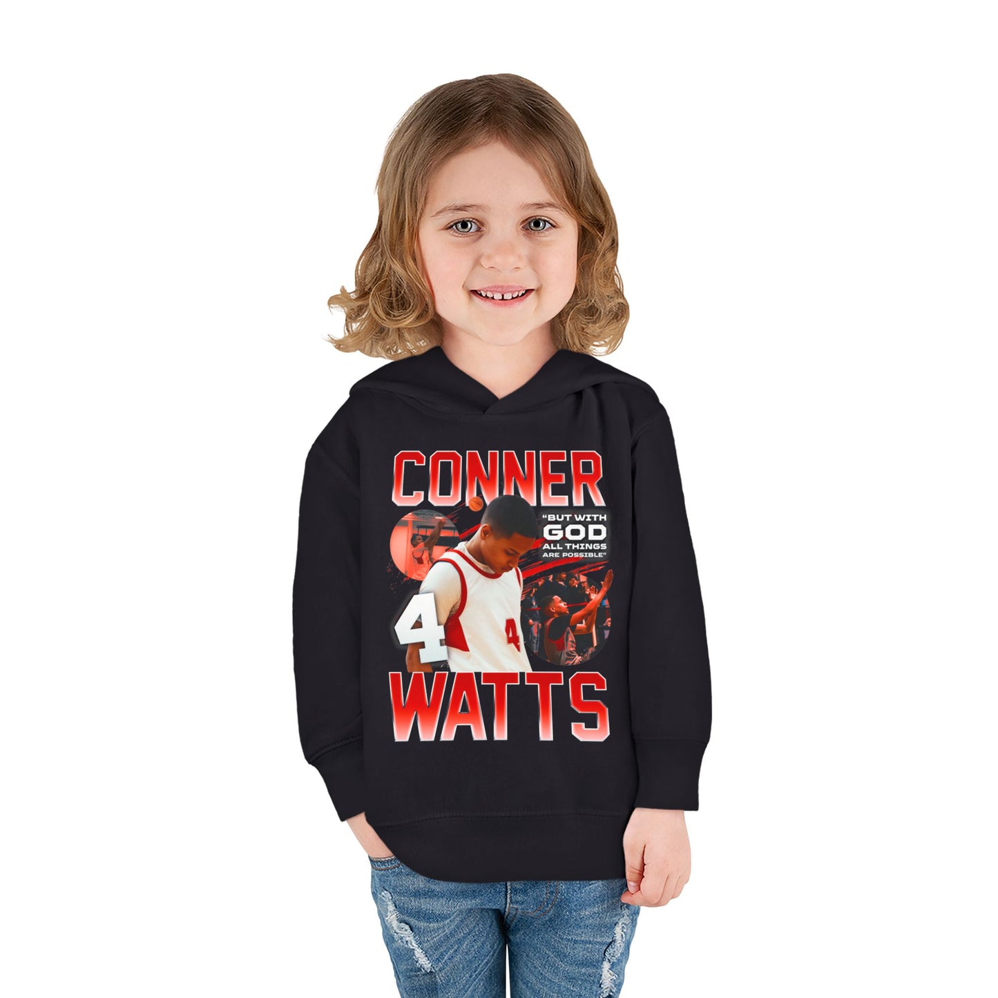 Conner Watts Toddler Pullover Hoodie