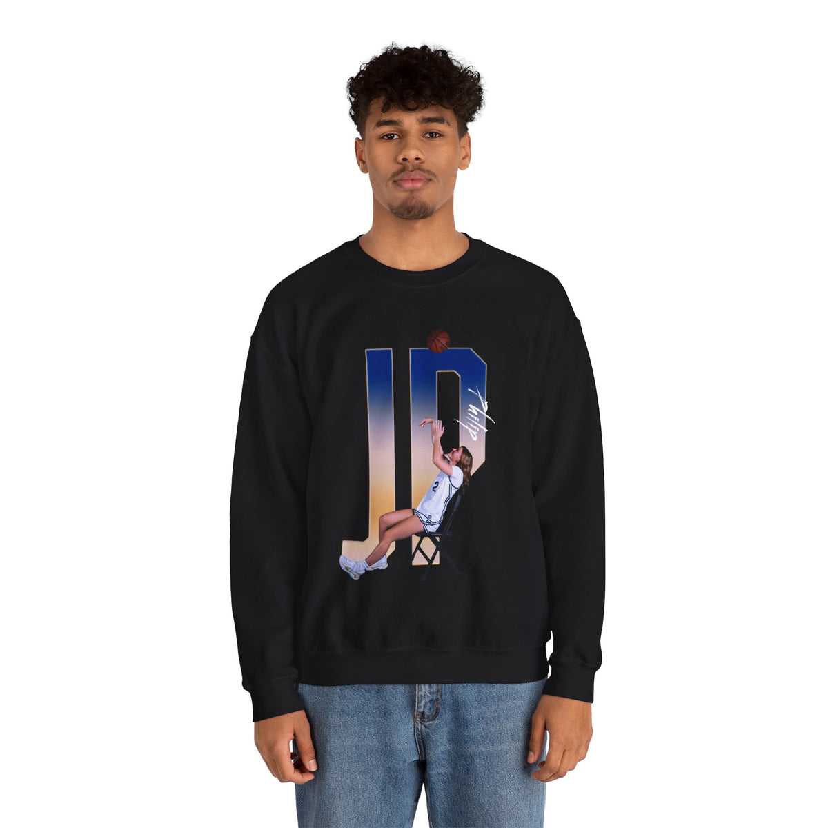 Jamison Philip Player Icon Initials Crewneck Sweatshirt