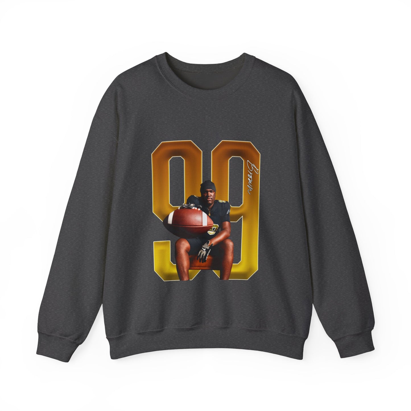 Malachi Brown Player Icon Number Crewneck Sweatshirt