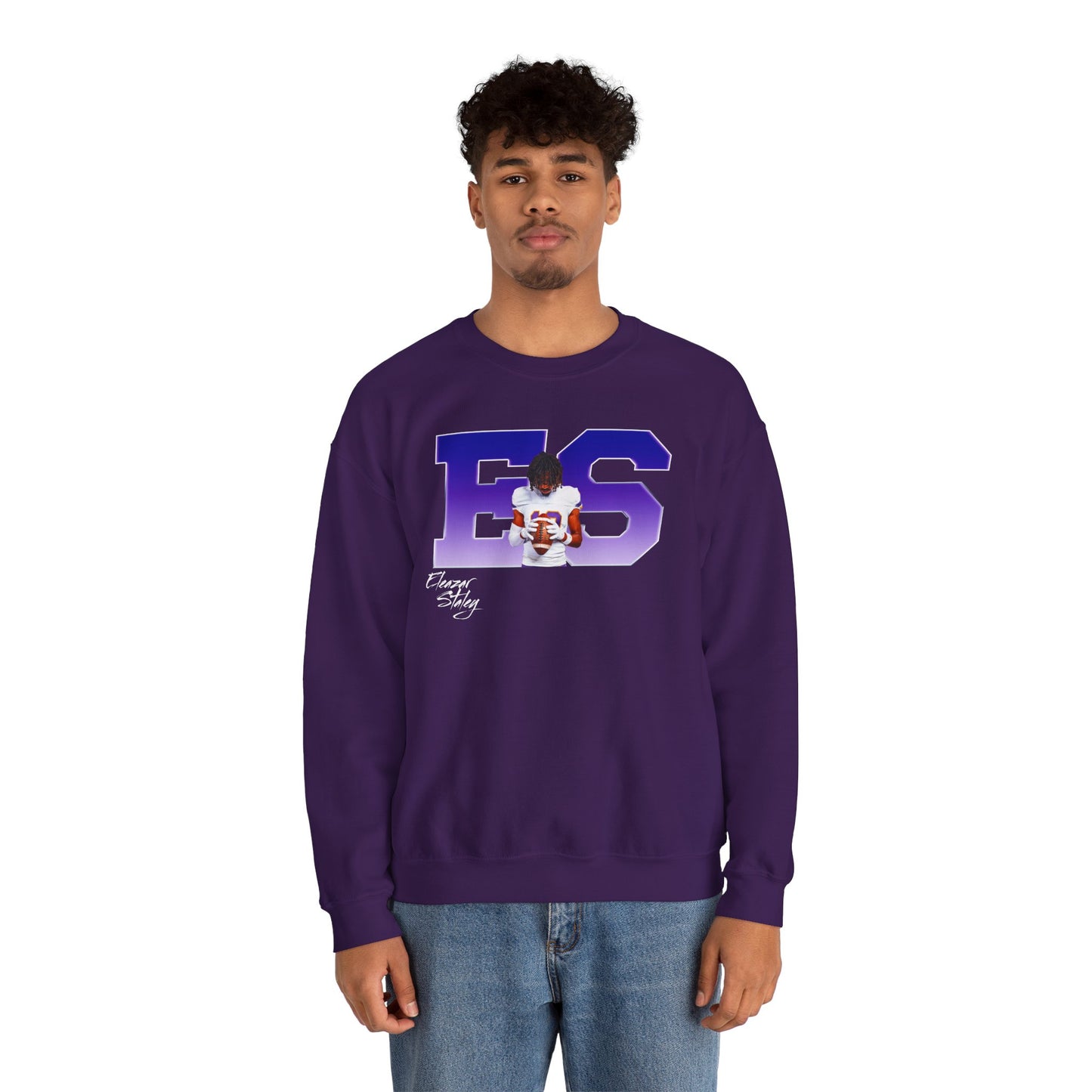 Eleazar Staley Big Initials Colored Crewneck Sweatshirt