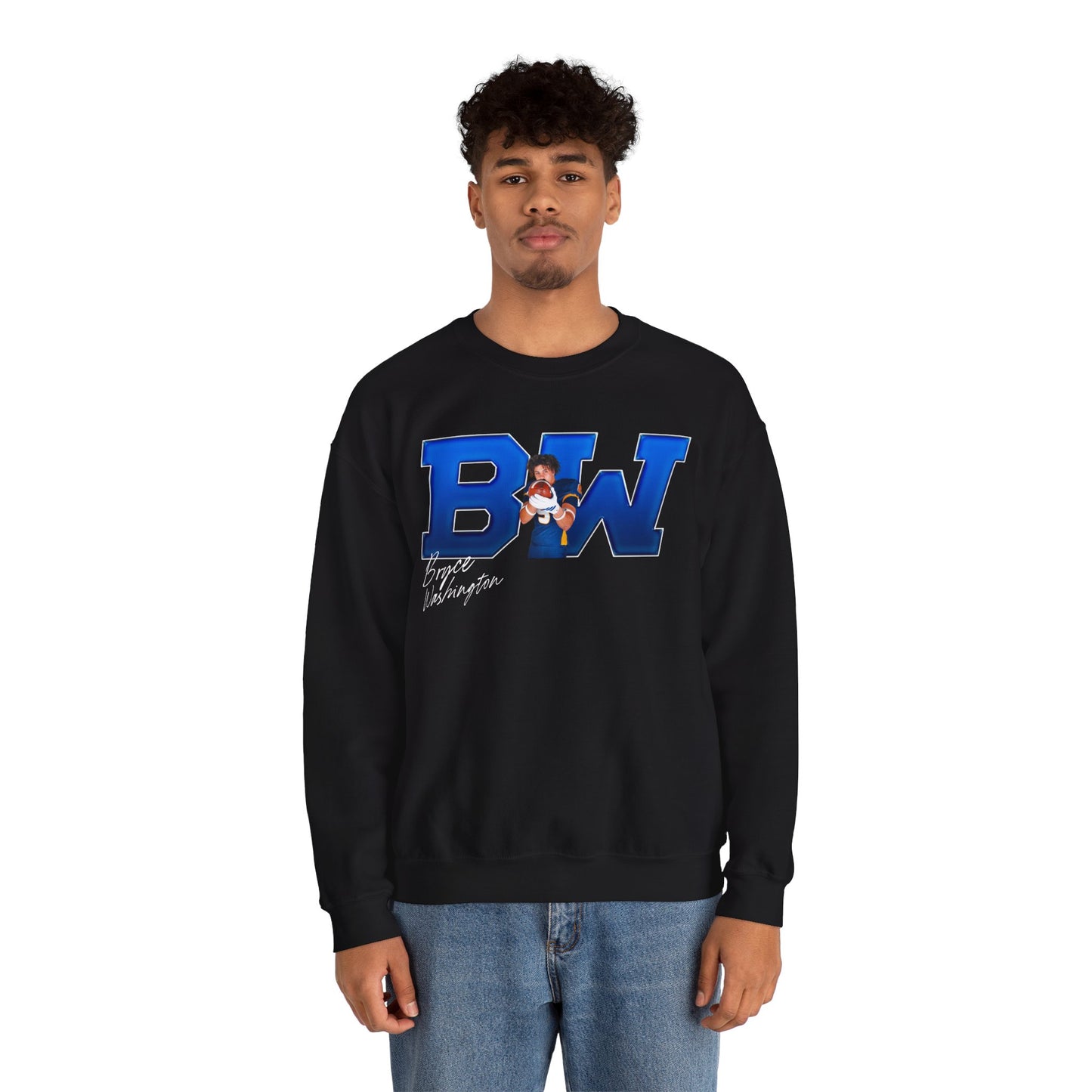 Bryce Washington Big Initials Crewneck Sweatshirt