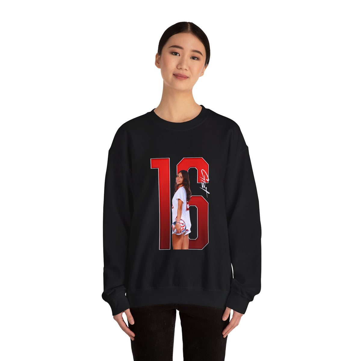 Zoey Gist Player Icon Number Crewneck Sweatshirt