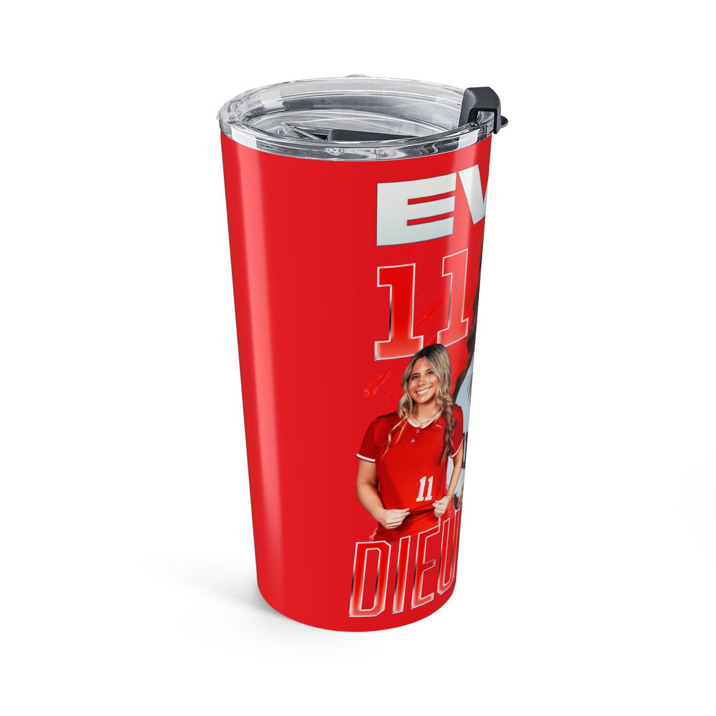 Evey Dieudonne White & Color Combo 20oz Tumbler