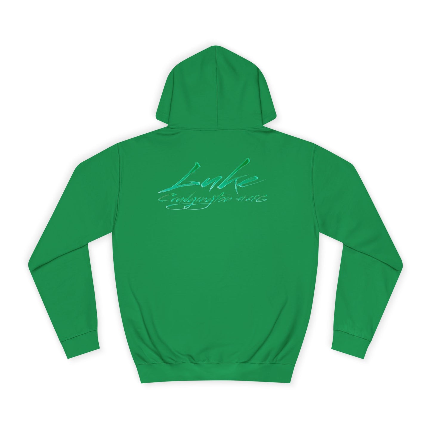 Luke Crudgington Cursive Name & Number Premium Hoodie