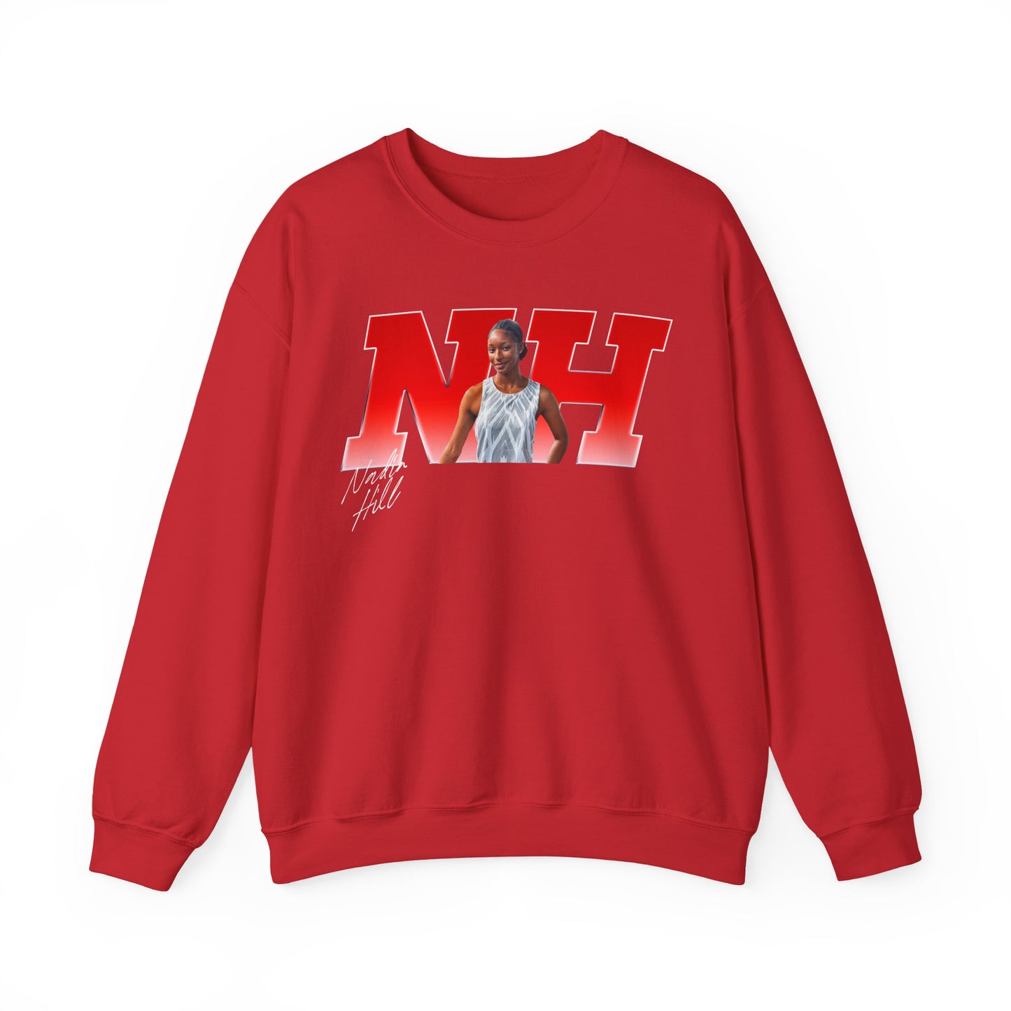 Nadia Hill Big Initials Crewneck Sweatshirt