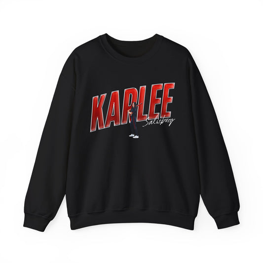 Karlee Salisbury Cursive Combo Crewneck Sweatshirt