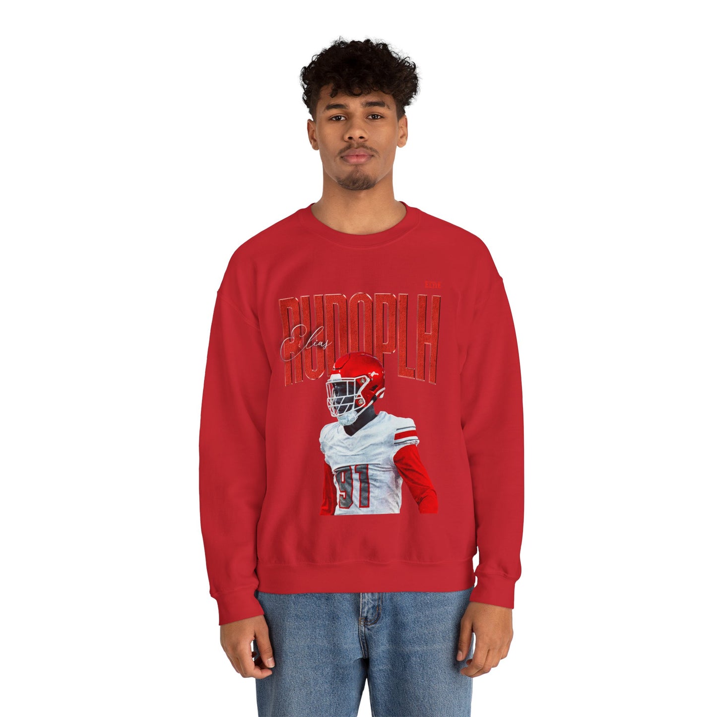 Elias Rudolph Faded Glory Crewneck Sweatshirt