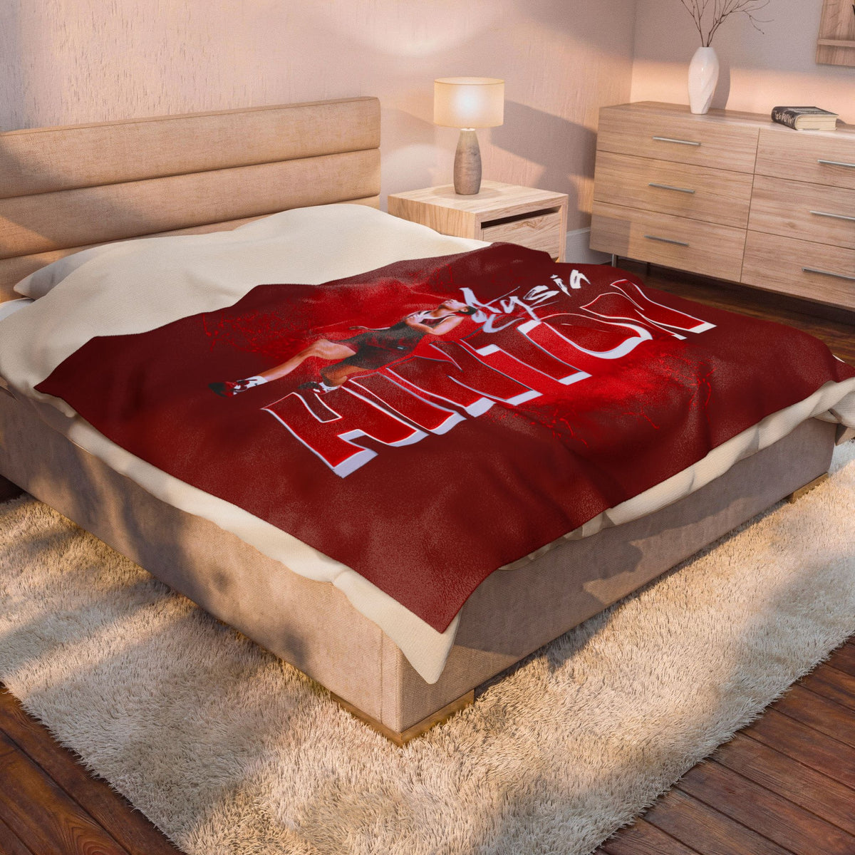 Aysia Hinton 60"-80" Plush Blanket