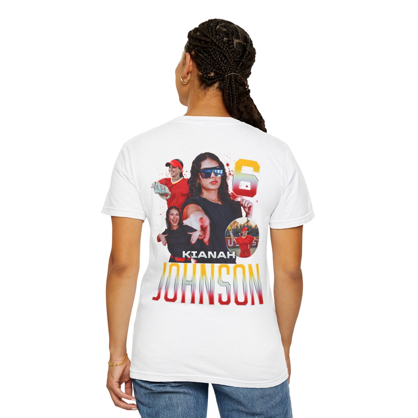 Kianah Johnson Logo Front & Back Premium Tee