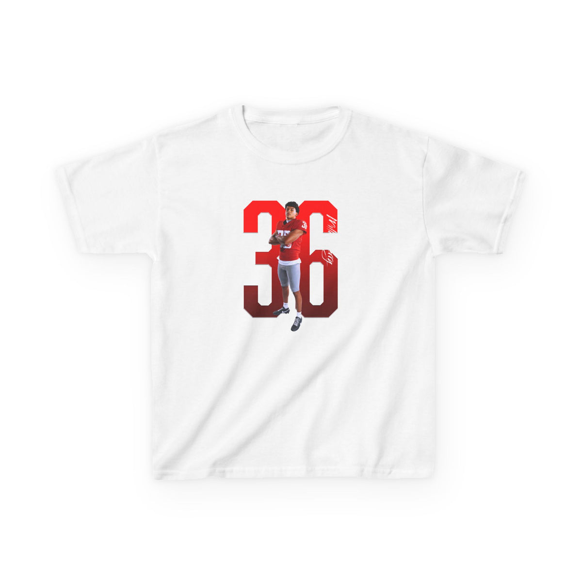 Kenny Miller-Terry Player Icon Number Kids Tee