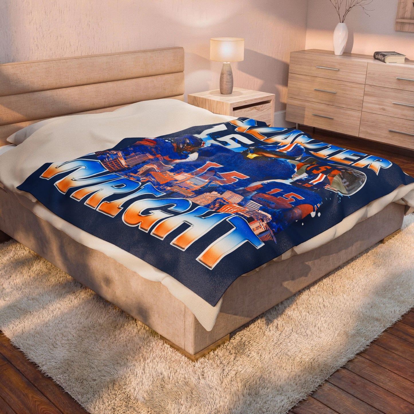 Xzavier Wright 60"-80" Plush Blanket