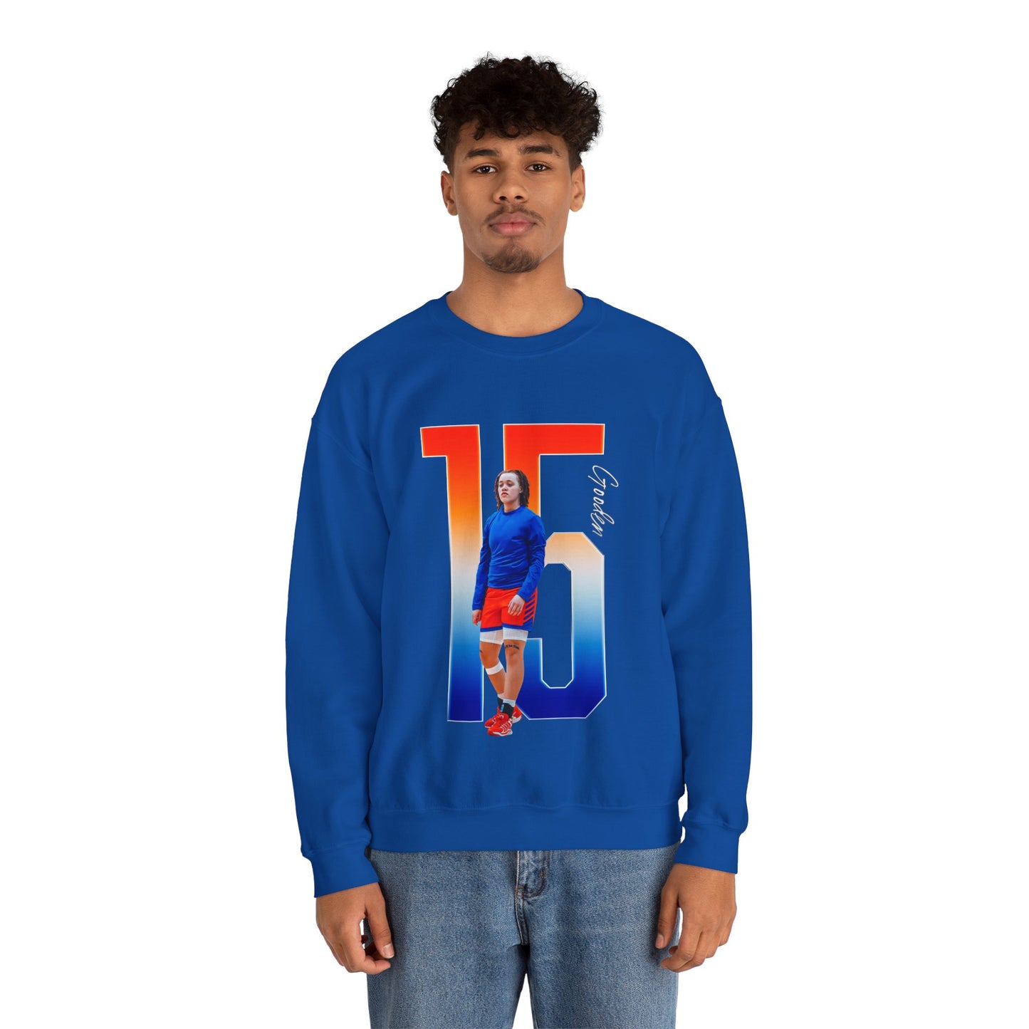 Tajenae Gooden Player Icon Number Crewneck Sweatshirt
