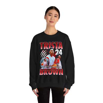 Trista Brown Crewneck Sweatshirt