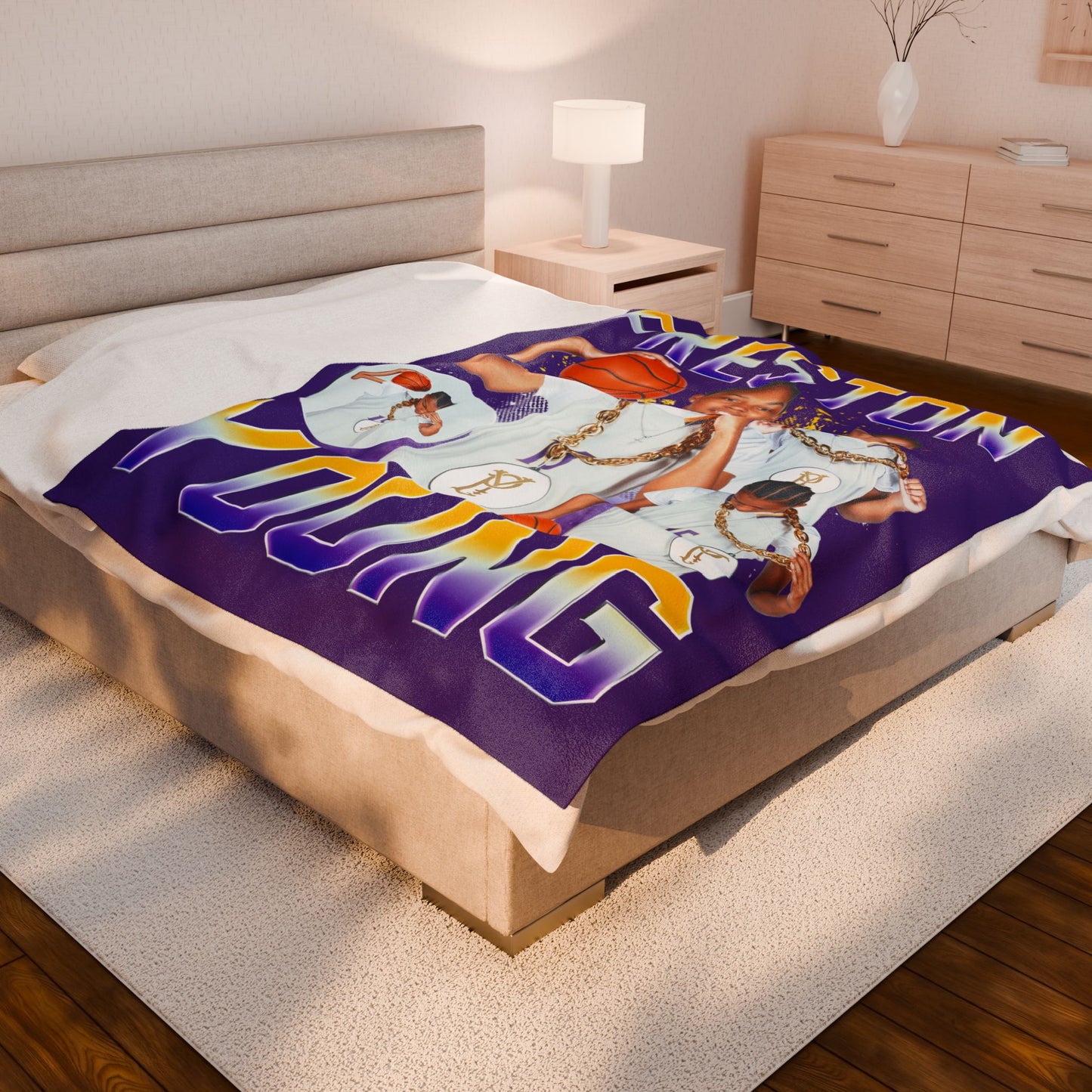 Preston Young 60"-80" Plush Blanket