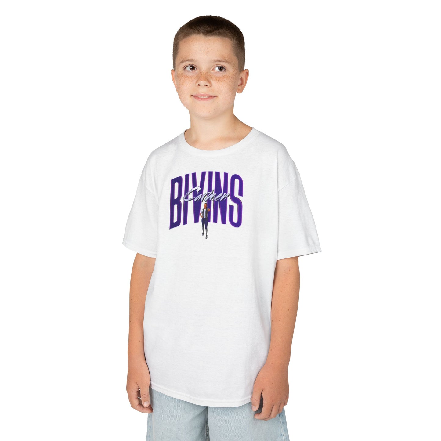 Carmen Bivins Big Last Name Kids Tee