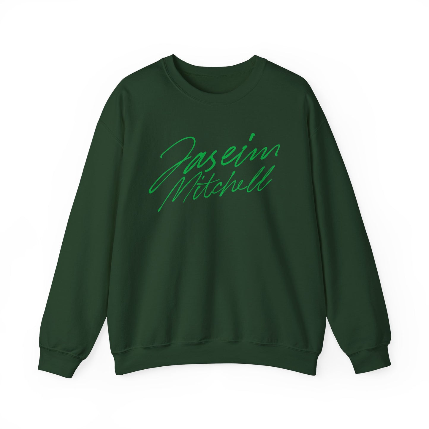 Jaseim Mitchell Cursive Crewneck Sweatshirt