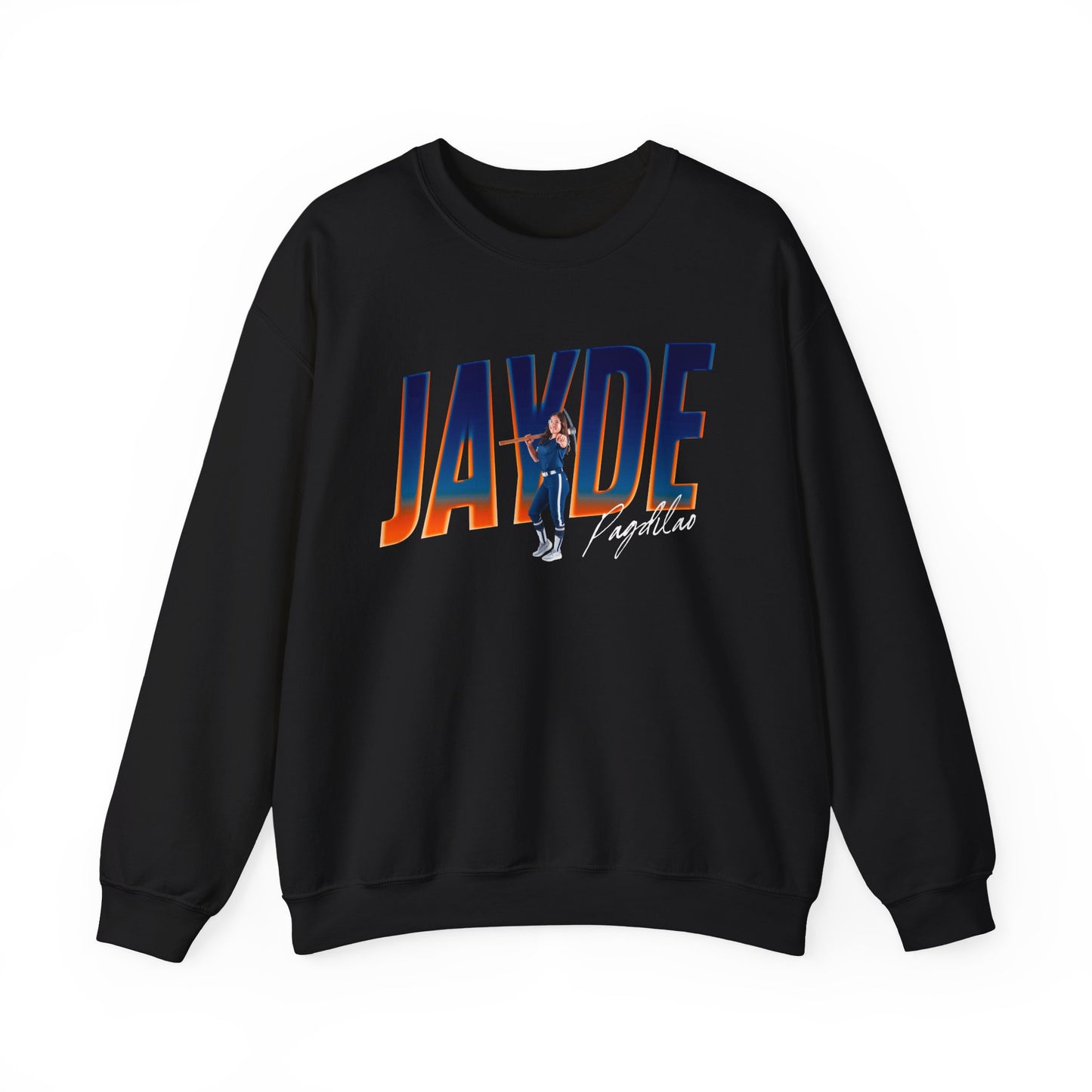 Jayde Pagdilao Cursive Combo Crewneck Sweatshirt