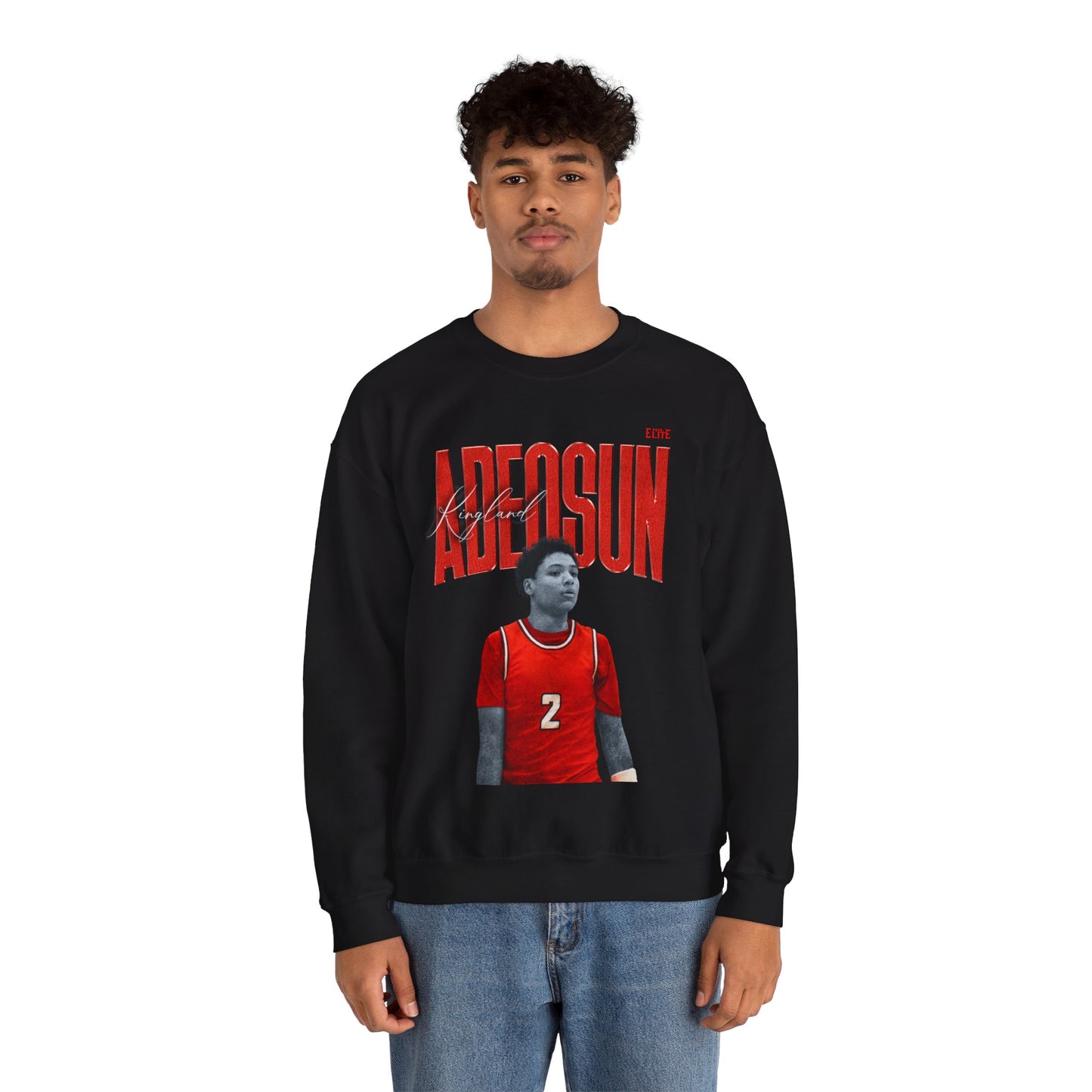 Kingland Adeosun Faded Glory Crewneck Sweatshirt