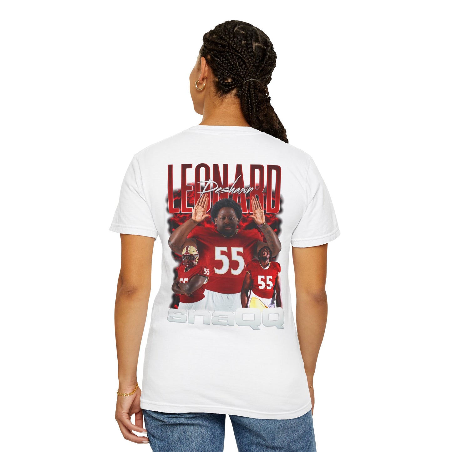 Deshawn Leonard Logo Front & Back Premium Tee