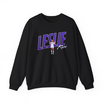 Leslie Razo Cursive Combo Colored Crewneck Sweatshirt