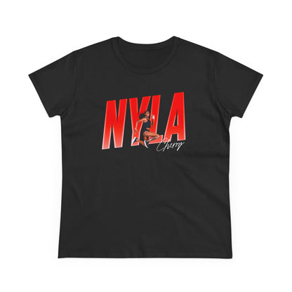 Nyla Cherry Cursive Combo Colored Women's Tee