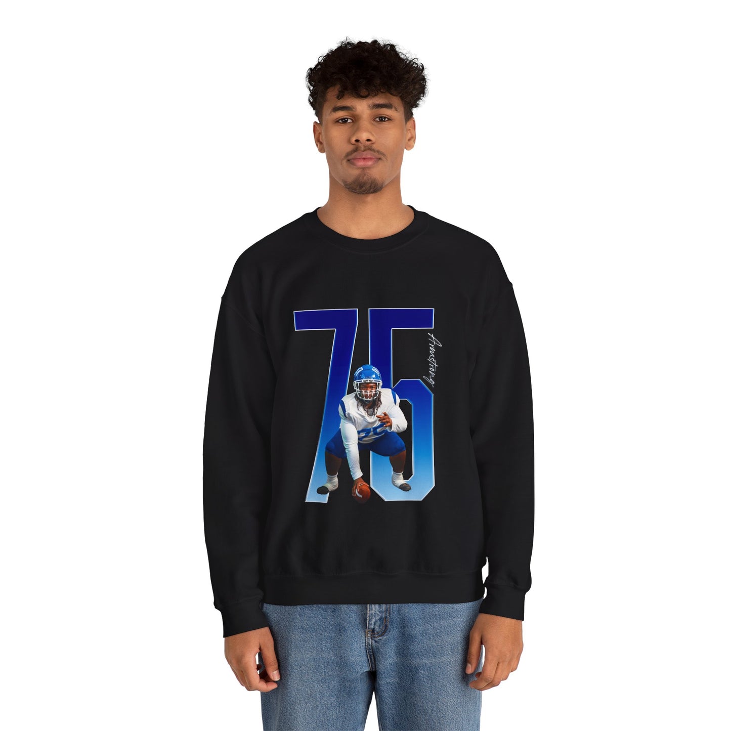 Derrick Armstrong Player Icon Number Crewneck Sweatshirt