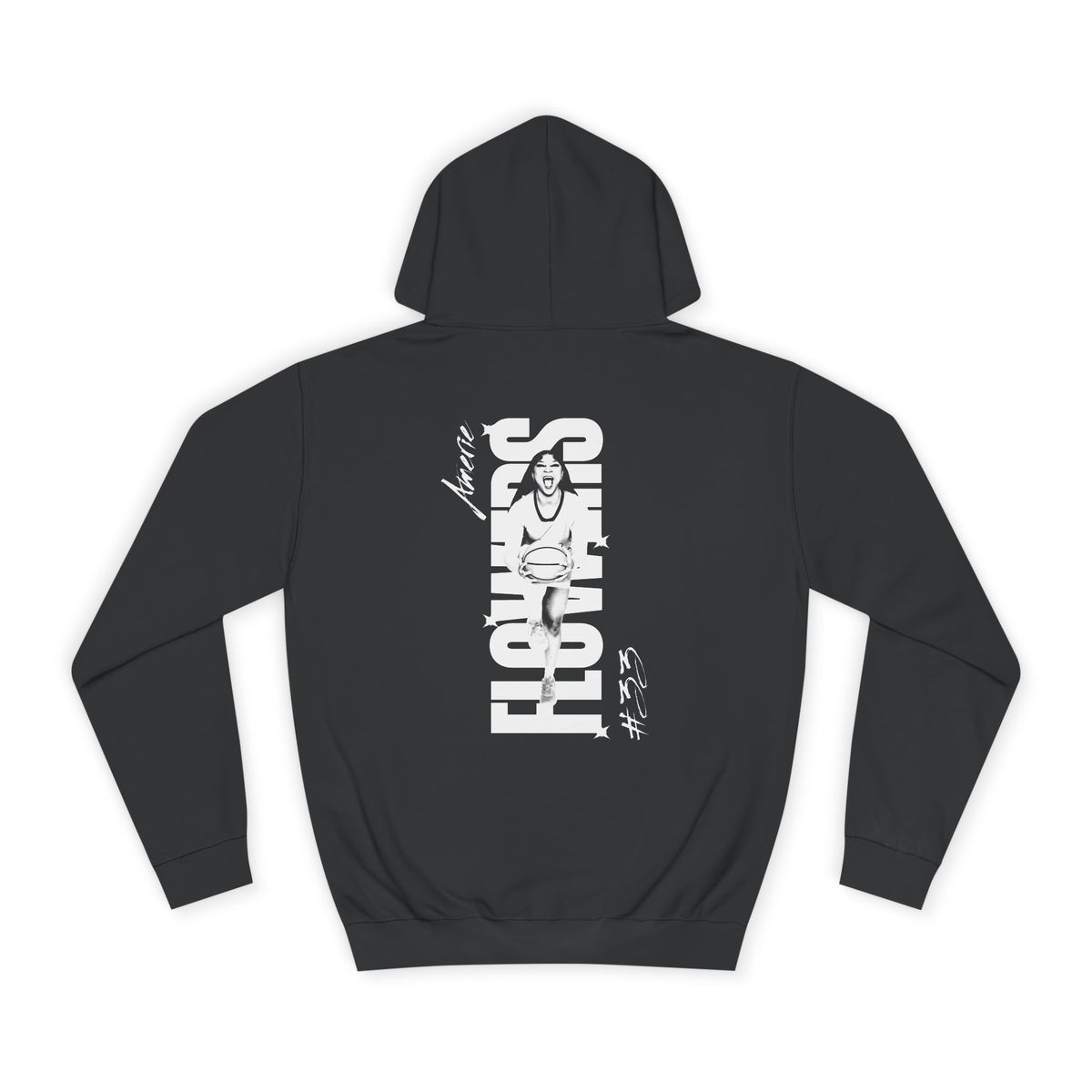 Amerie Flowers Vintage Blackout Premium Hoodie
