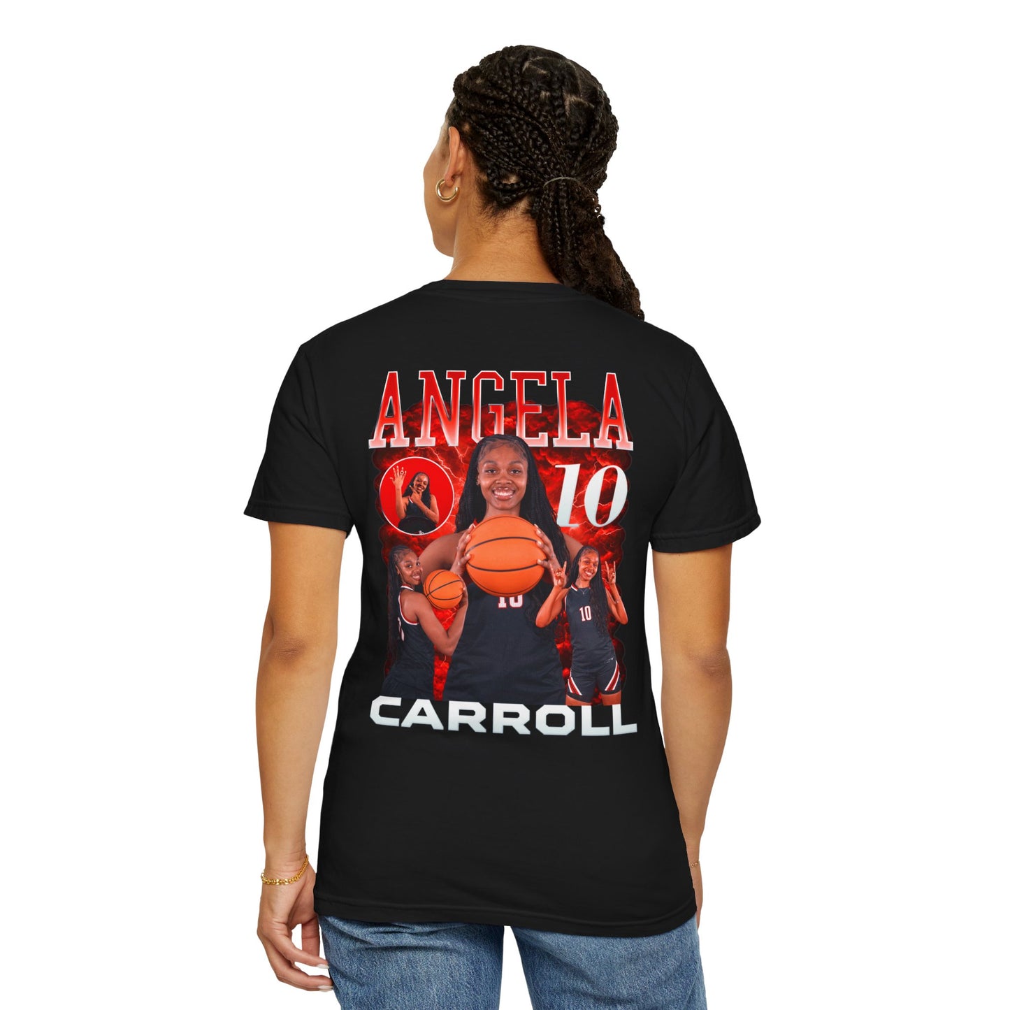 Angela Carroll Logo Front & Back Premium Tee