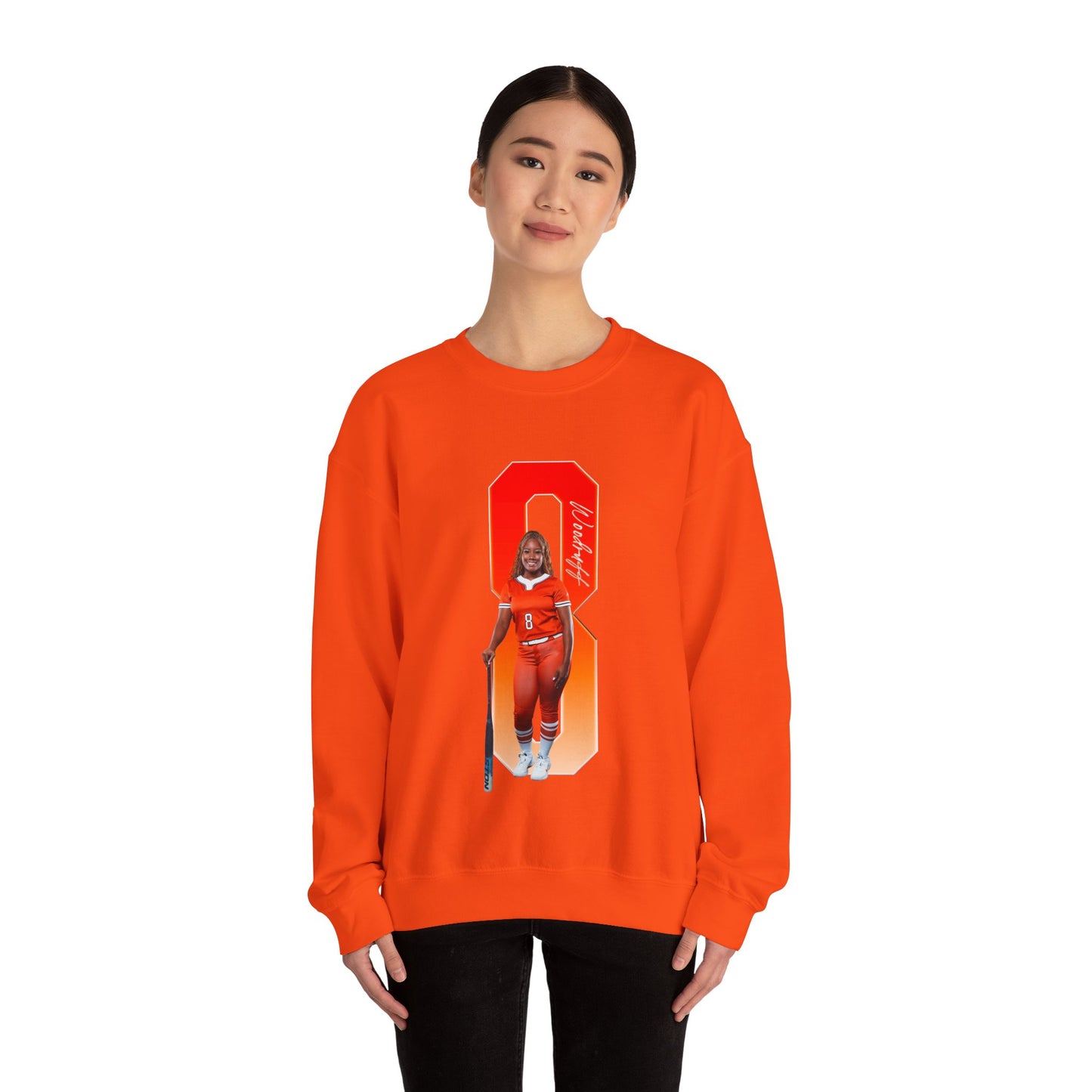 Kennedy Woodruff Player Icon Number Crewneck Sweatshirt