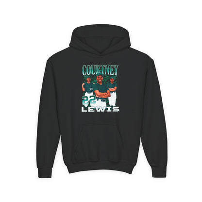 Courtney Lewis Colored & White Combo Kids Hoodie