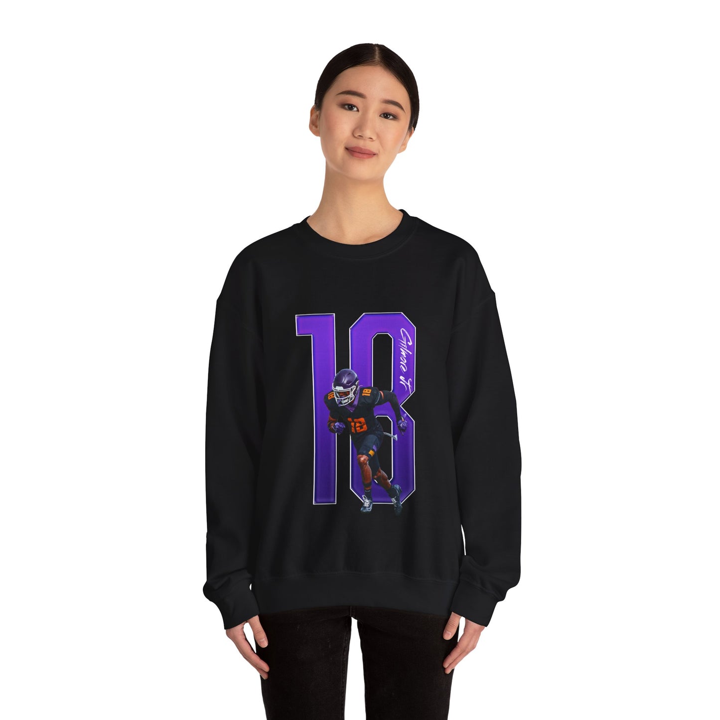 Lebarion Gilmore Jr. Player Icon Number Crewneck Sweatshirt