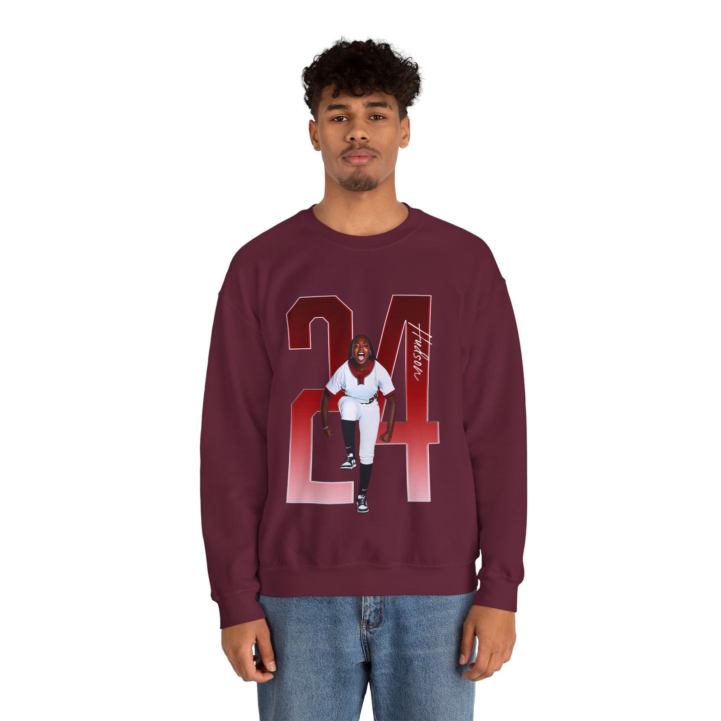 Kai Hudson Player Icon Number Crewneck Sweatshirt