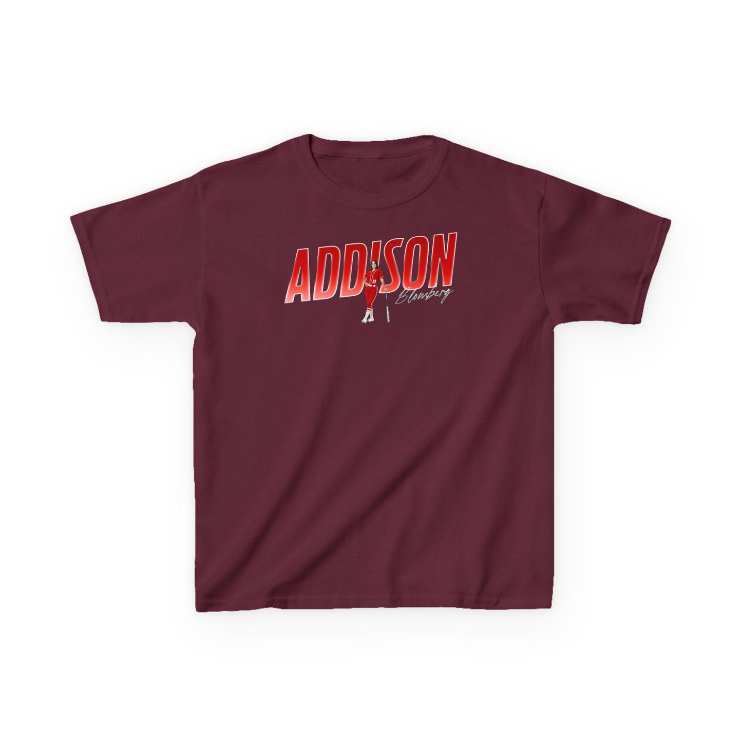 Addison Blomberg Cursive Combo Kids Tee