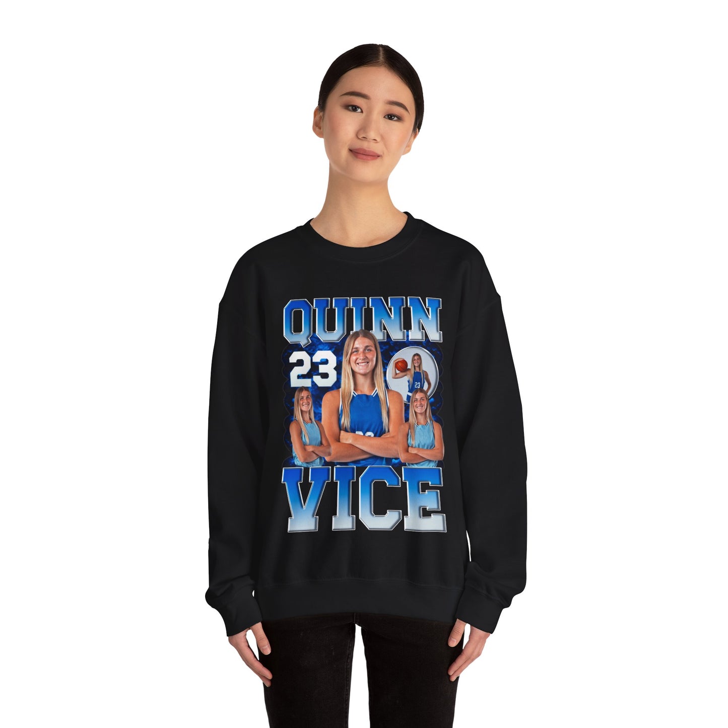 Quinn Vice Hombre Combo Crewneck Sweatshirt
