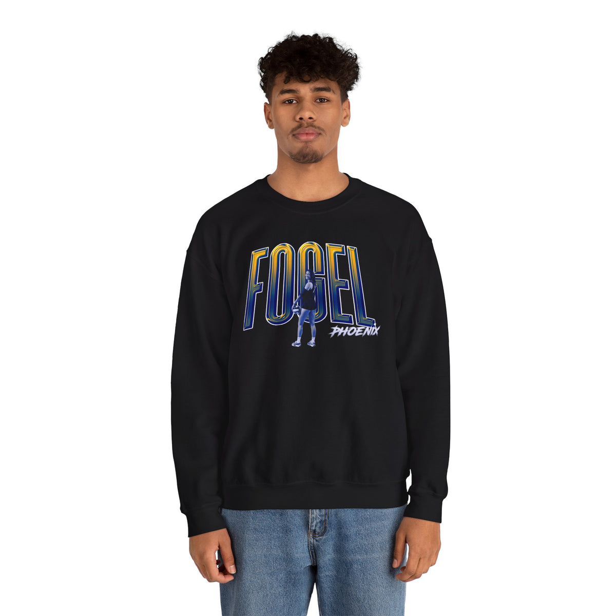 Phoenix Fogel Curved Combo Colored Crewneck Sweatshirt