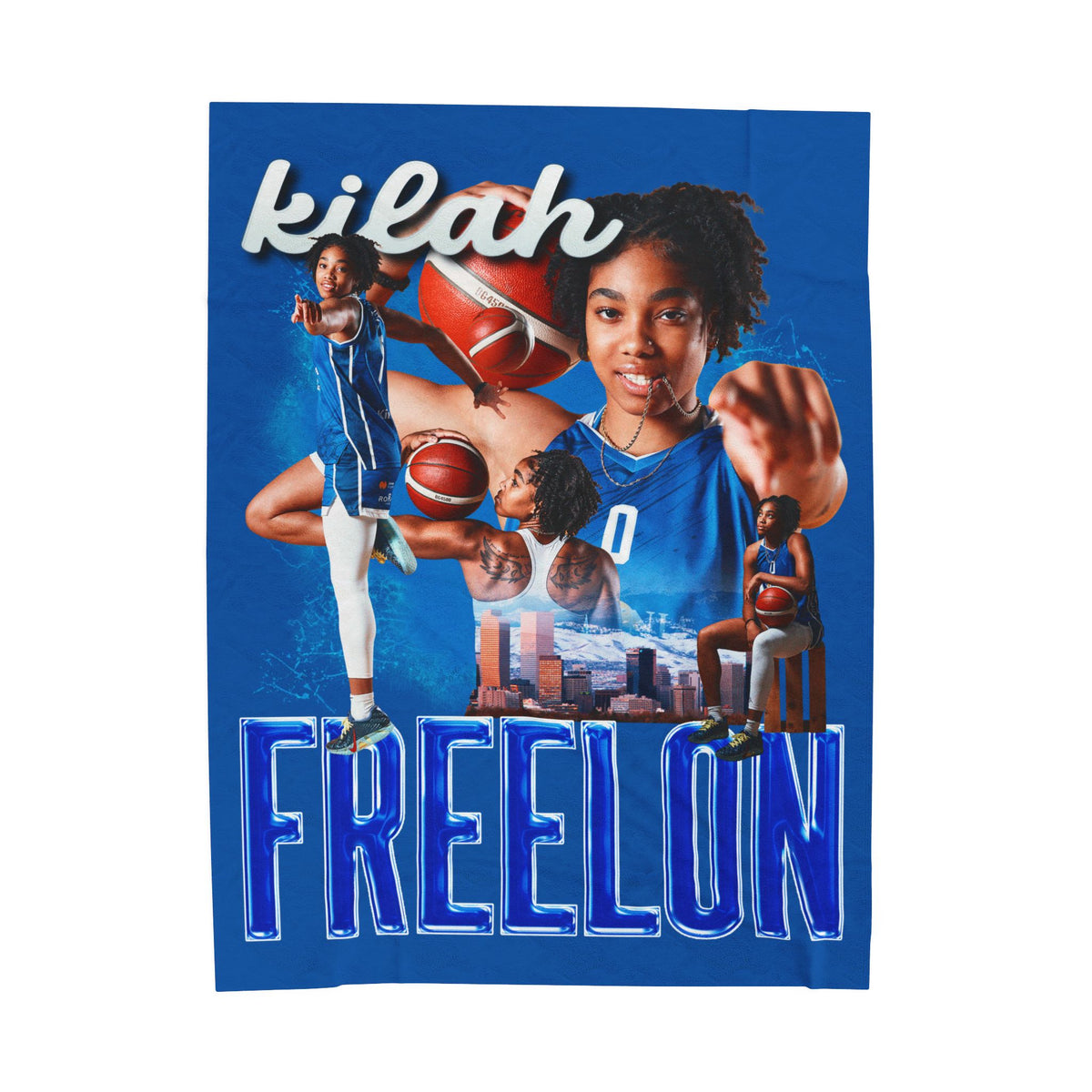 Kilah Freelon 60"-80" Plush Blanket
