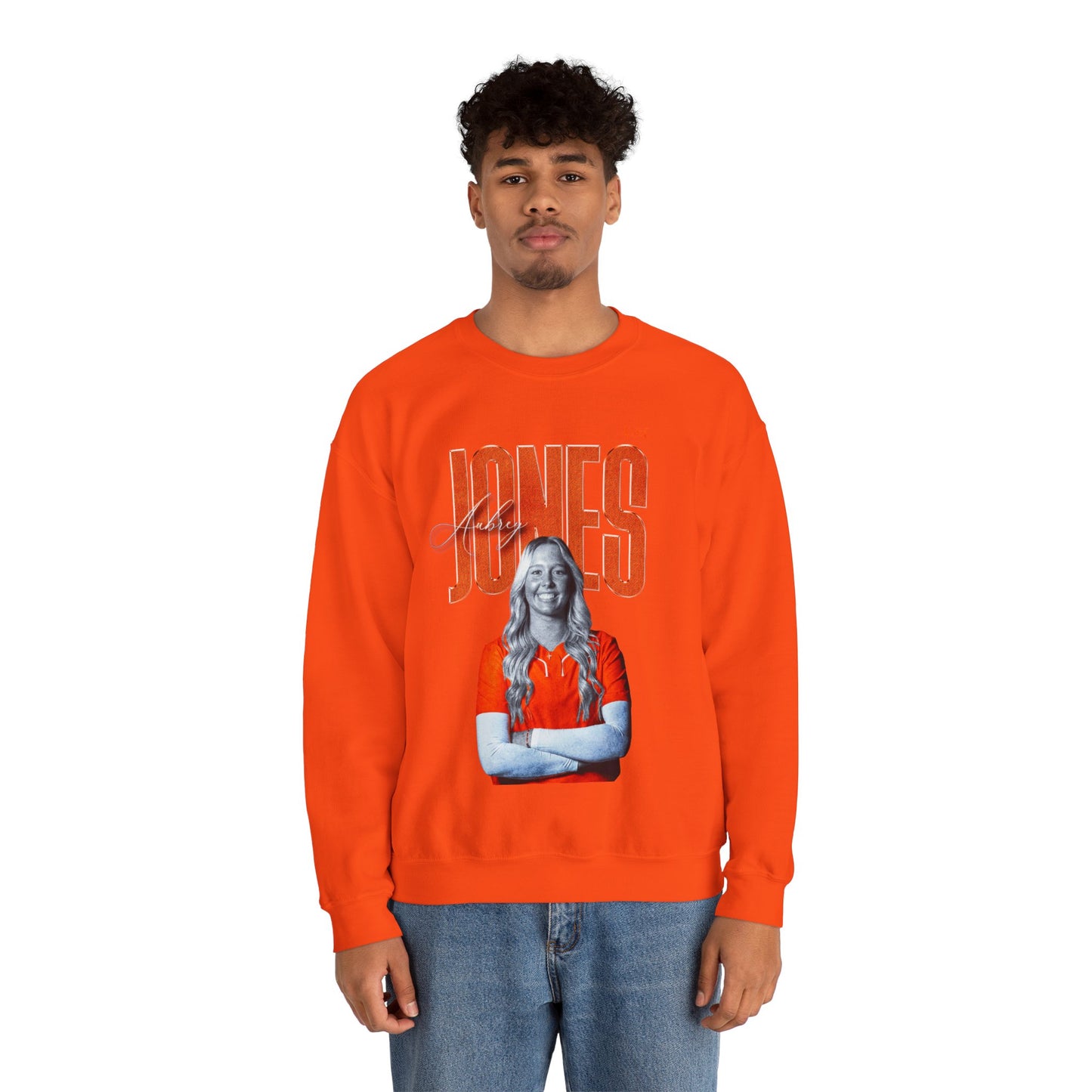 Aubrey Jones Faded Glory Crewneck Sweatshirt