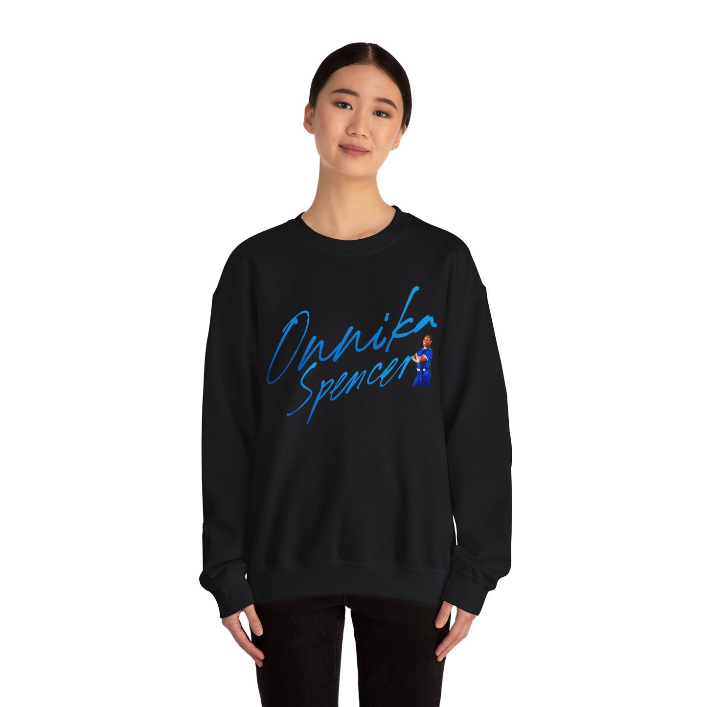 Onnika Spencer Cursive Crewneck Sweatshirt