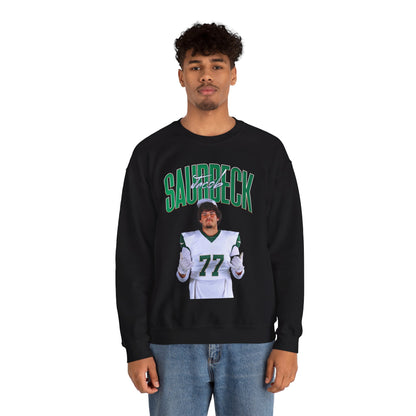 Jacob Saurbeck Curved Combo Colored Crewneck Sweatshirt