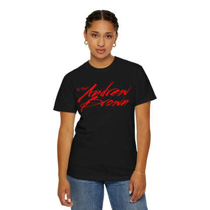 Andrew Brown Cursive Name & Number Premium Tee