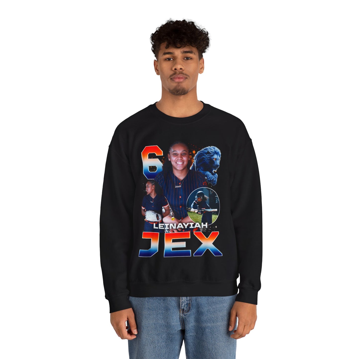 Leinayiah Jex Team Mascot Crewneck Sweatshirt