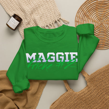 Maggie Fricke Cursive Name & Number Crewneck Sweatshirt