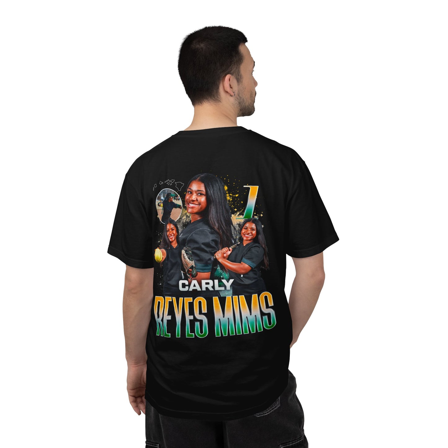 Carly Reyes Mims Logo Front & Back Premium Tee