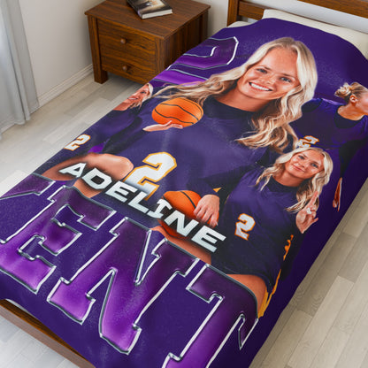 Adeline Kent 60"-80" Plush Blanket
