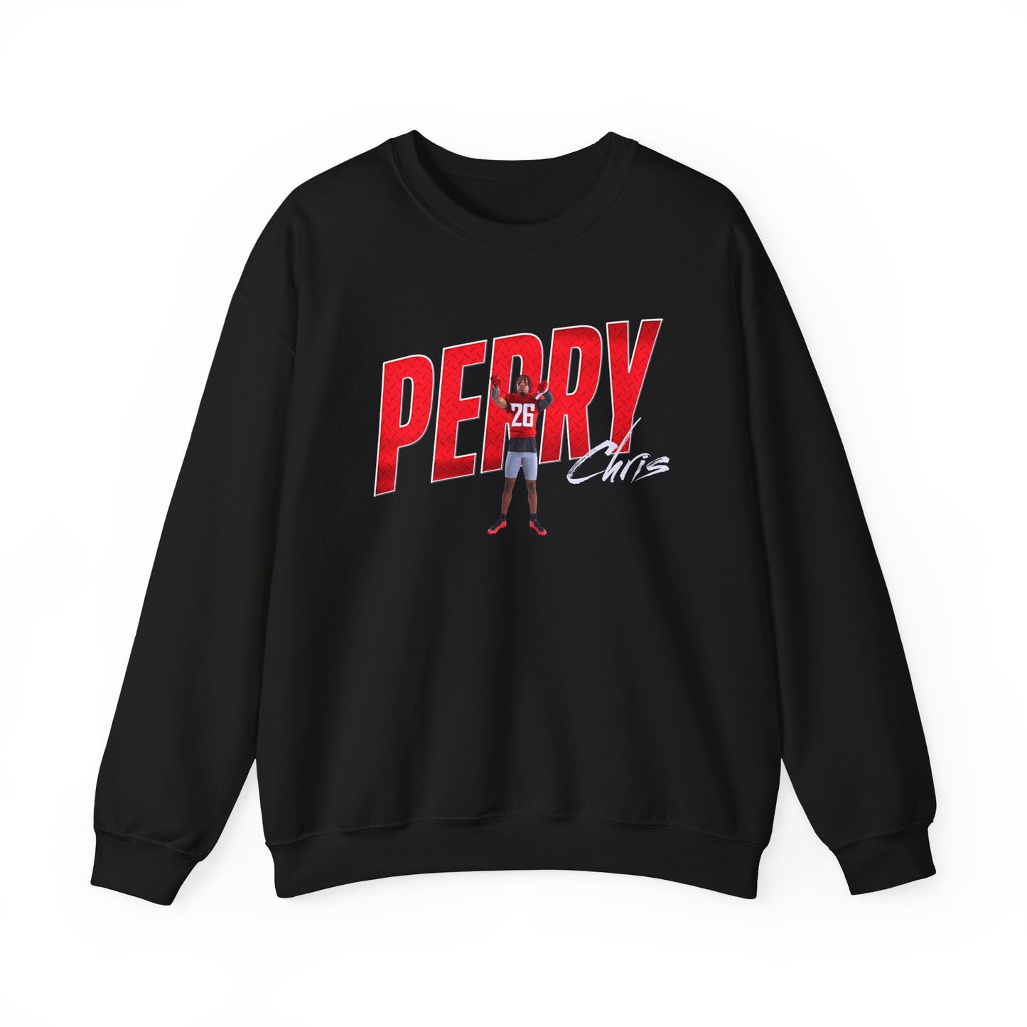 Chris Perry Cursive Combo Crewneck Sweatshirt